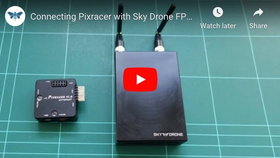 Connecting Pixracer to Sky Drone FPV 3 (and Link 3)