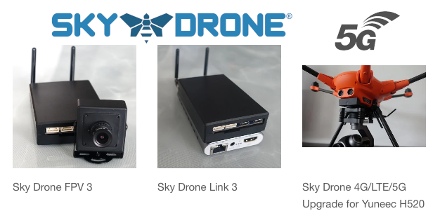 News Tagged Sky Drone 4G LTE Upgrade for Yuneec H520 Sky Drone