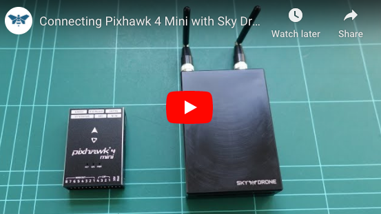 Connecting Pixhawk 4 Mini to Sky Drone FPV 3 (and Link 3)