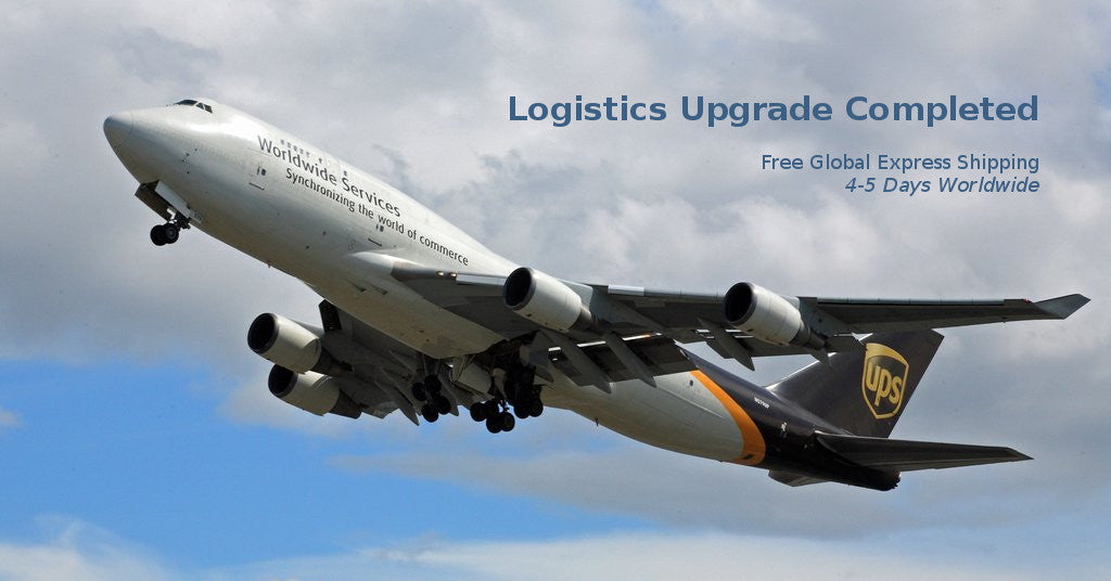 Logistics Upgrade Completed - Shipping is back to usual 1-2 day processing time
